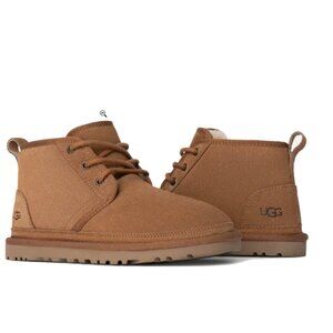 UGG Neumel Chestnut Suede Ankle Boots Size 9 but more like a size 10.
